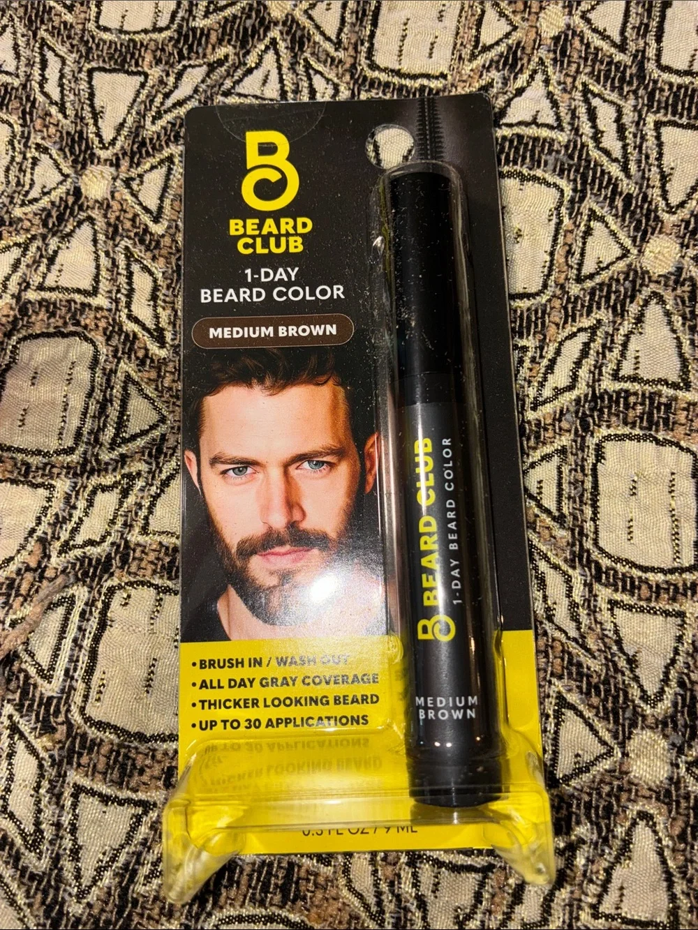 1-Day Beard Color — Medium Brown